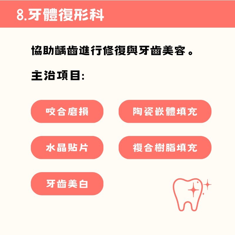 牙體復形科